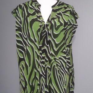 Worthington Woman's Sleeveless Blouse 1X